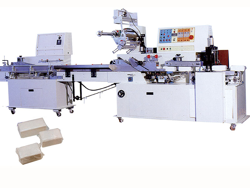 C7.Pillow type packing machine for V ,Z fold hand towel/Pocket size /Kitchen towel